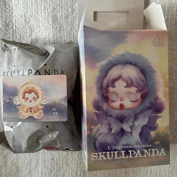 Pop Mart Skullpanda L'impressionnisme Series – Amber Pendant Plush (Confirmed) - Picture 1 of 4